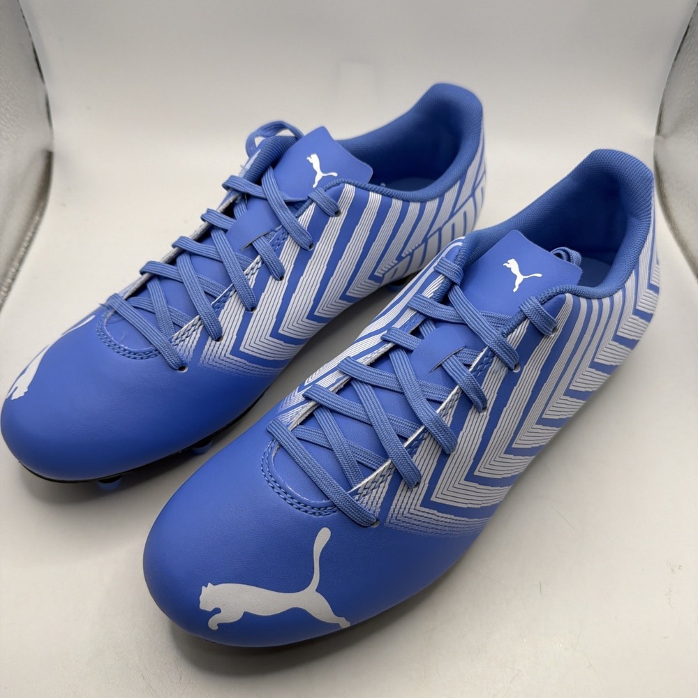 Puma Tacto II Fg Men's Soccer Shoes Blue-White. Size 9.5. New